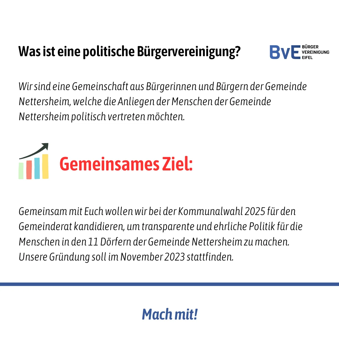 Was ist eine politische Bürgervereinigung?