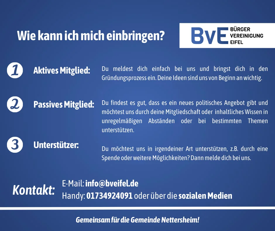 Wie kann ich mich einbringen?