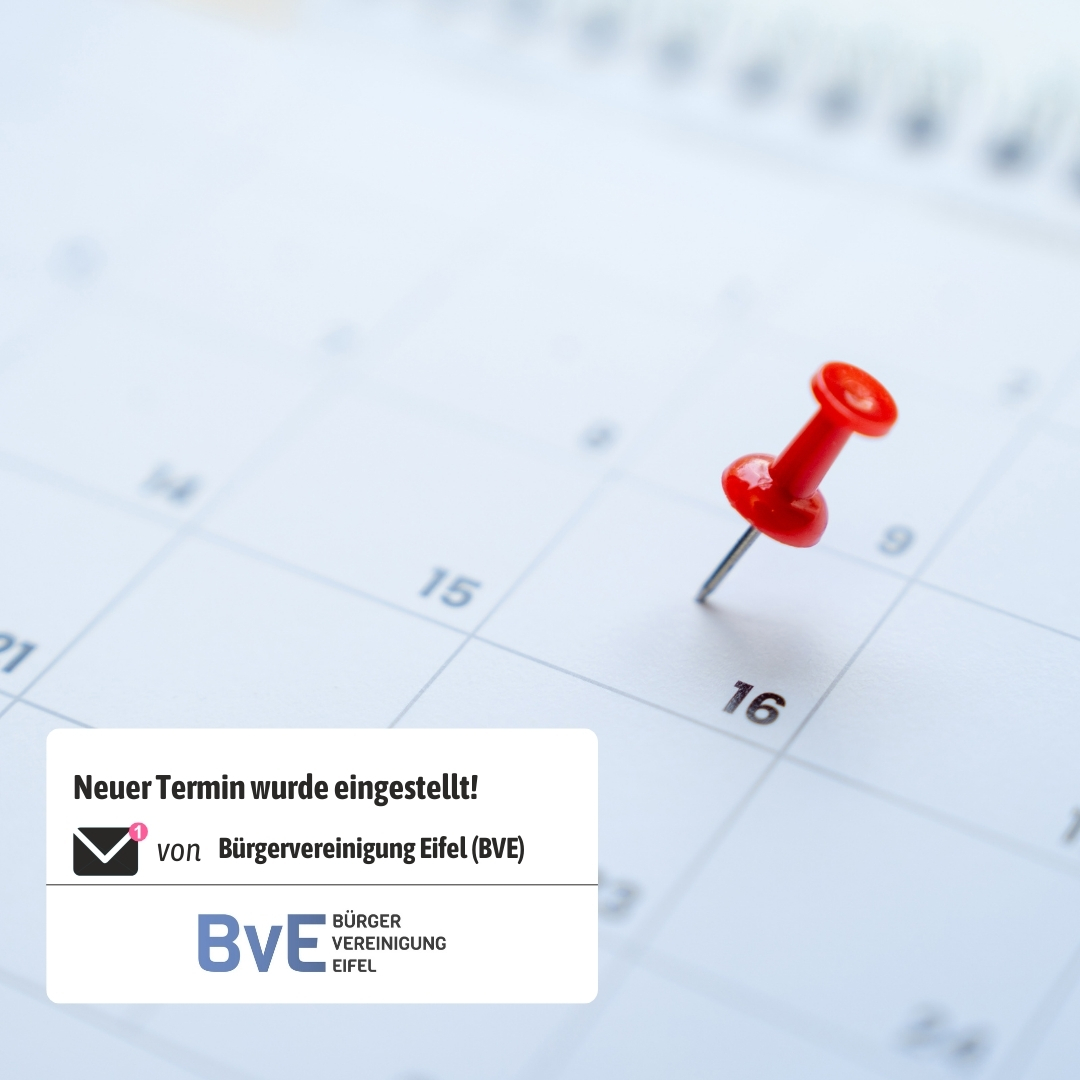 Neu‼️ BVE-Terminkalender 🗓️