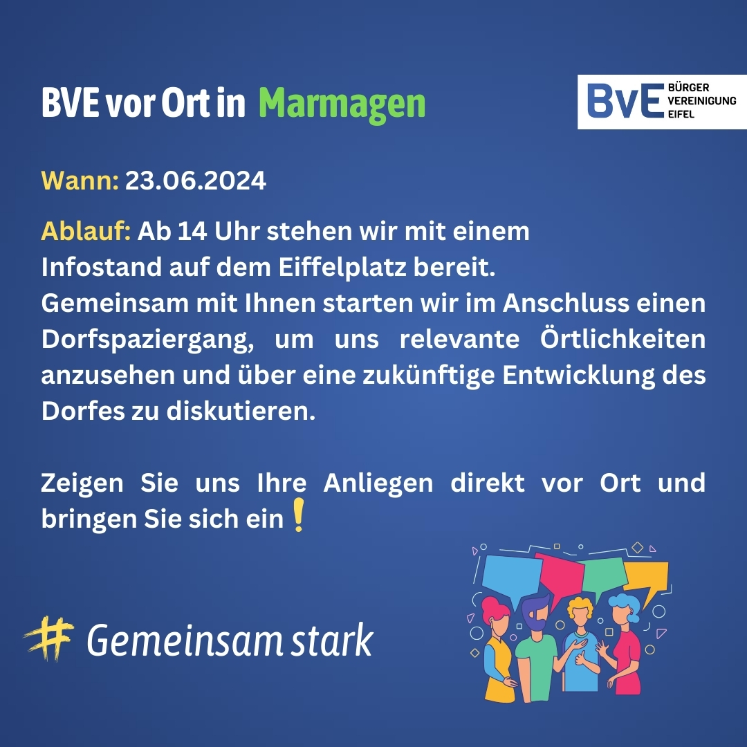 BVE vor Ort in Marmagen