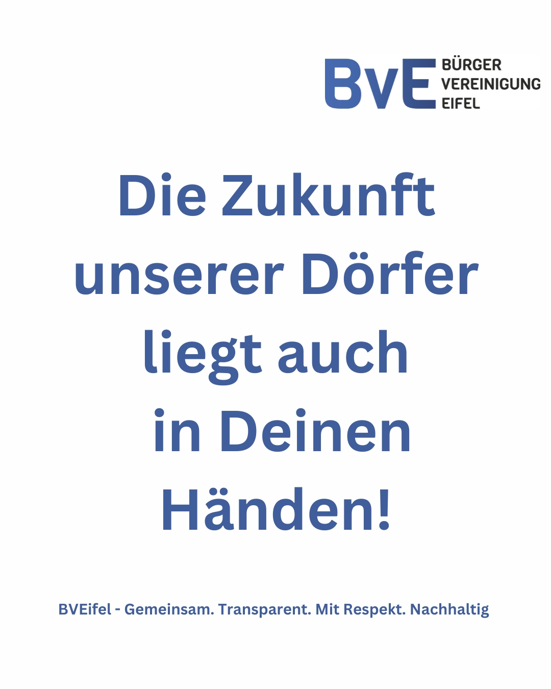 Demokratie lebt von Deinem Engagement