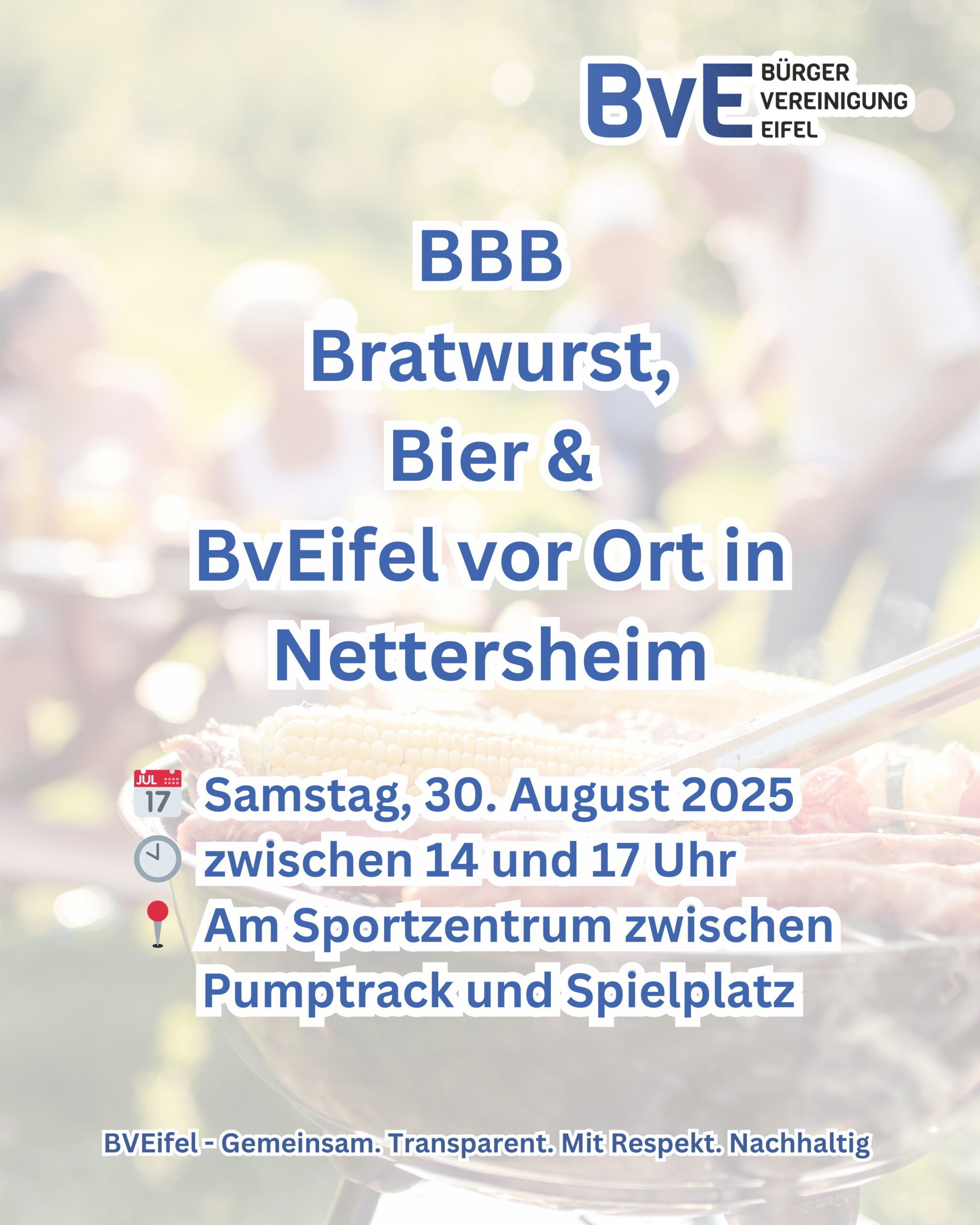 BBB – Bratwurst, Bier & BvEifel vor Ort in Nettersheim!